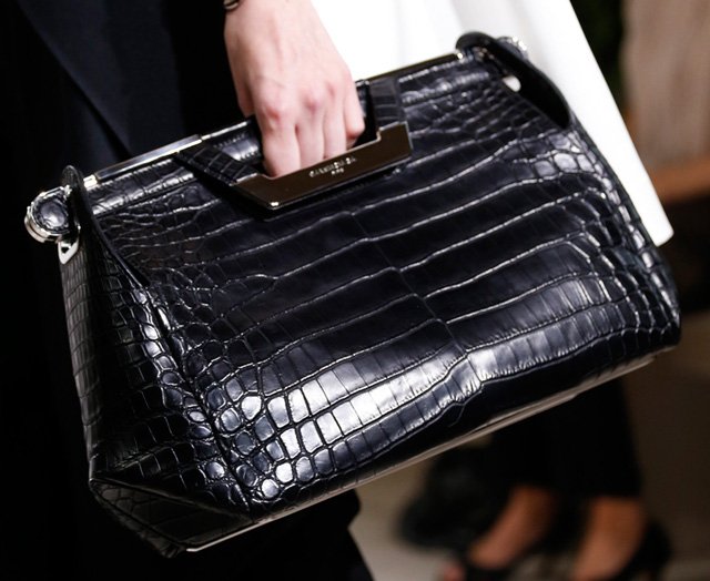 Reference image illustrating Balenciaga Spring 2014 Handbags: Alexander Wang’s Sleek, Chic Clutches