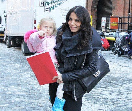 Bethenny Frankel Spotted with Christian Louboutin Sweet Charity Bag During School Pick-Up thumbnail