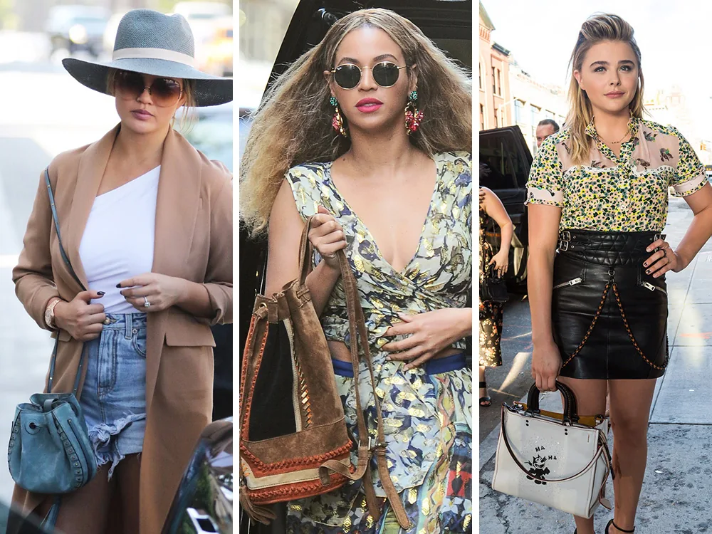 Reference image illustrating Beyoncé’s Mysterious Suede Backpack and the Coach Rogue Takeover: Celebrity Handbag Sightings