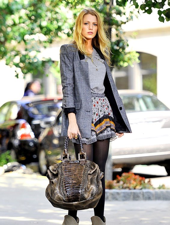 Reference image illustrating Blake Lively's Most Iconic Handbags: On-Set and Off-Duty Style