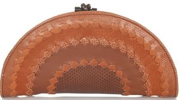 Bottega Veneta Half Moon Clutch Review: A Terracotta Masterpiece in Intrecciato Leather thumbnail