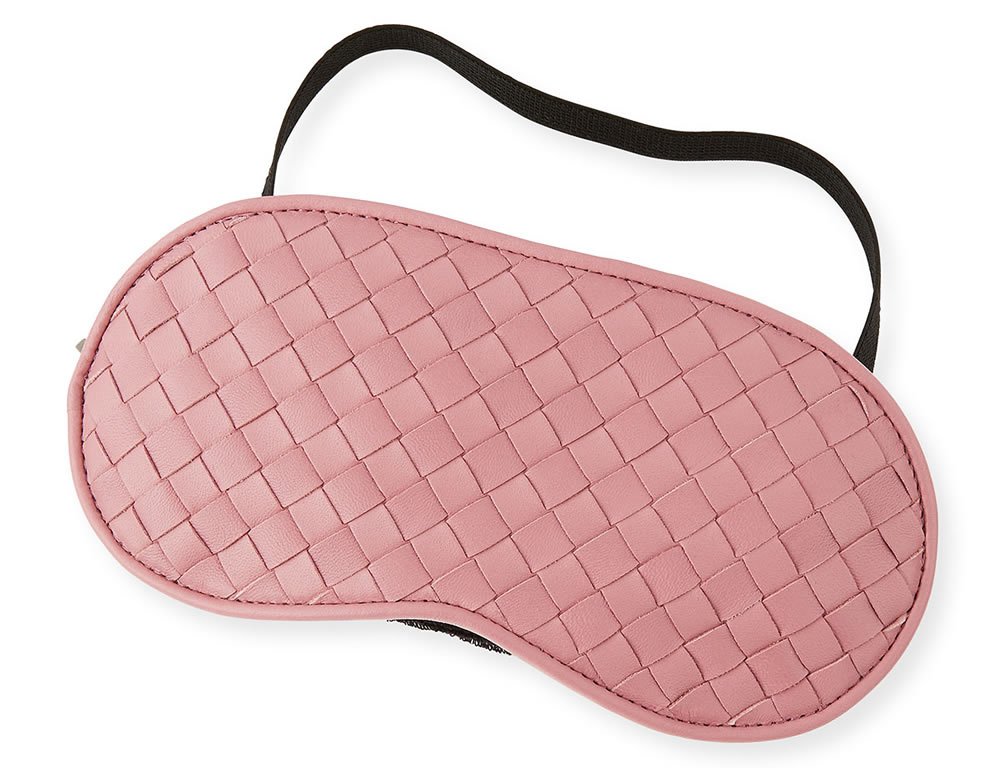 Reference image illustrating Bottega Veneta Intrecciato Leather Sleep Mask: A Luxurious Addition to Your Nighttime Routine