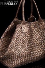 Reference image illustrating Bottega Veneta Reflet Cabat Limited Edition: A Metallic Masterpiece in Woven Nappa Leather