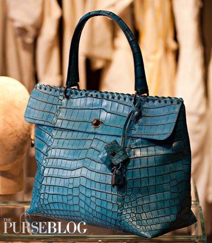 Reference image illustrating Bottega Veneta Spring 2010 Handbag Collection: Intrecciato Innovation and Exotic Hues