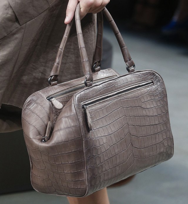 Reference image illustrating Bottega Veneta Spring 2014 Handbags: A Dark, Muted Turn for the Season