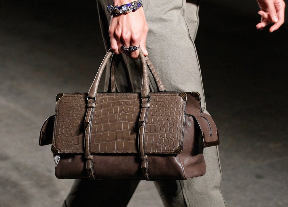 Reference image illustrating Bottega Veneta Spring 2017: 50th Anniversary Bags for Women and Men
