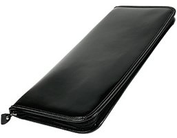 Brunelleschi Black Italian Leather Tie Case: A Luxury Travel Essential for the Discerning Gentleman thumbnail