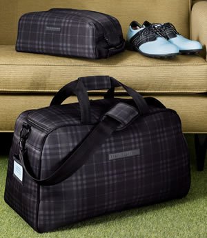 Reference image illustrating Burberry Luggage Tags and Golf Bags: A Luxury Accessory Review