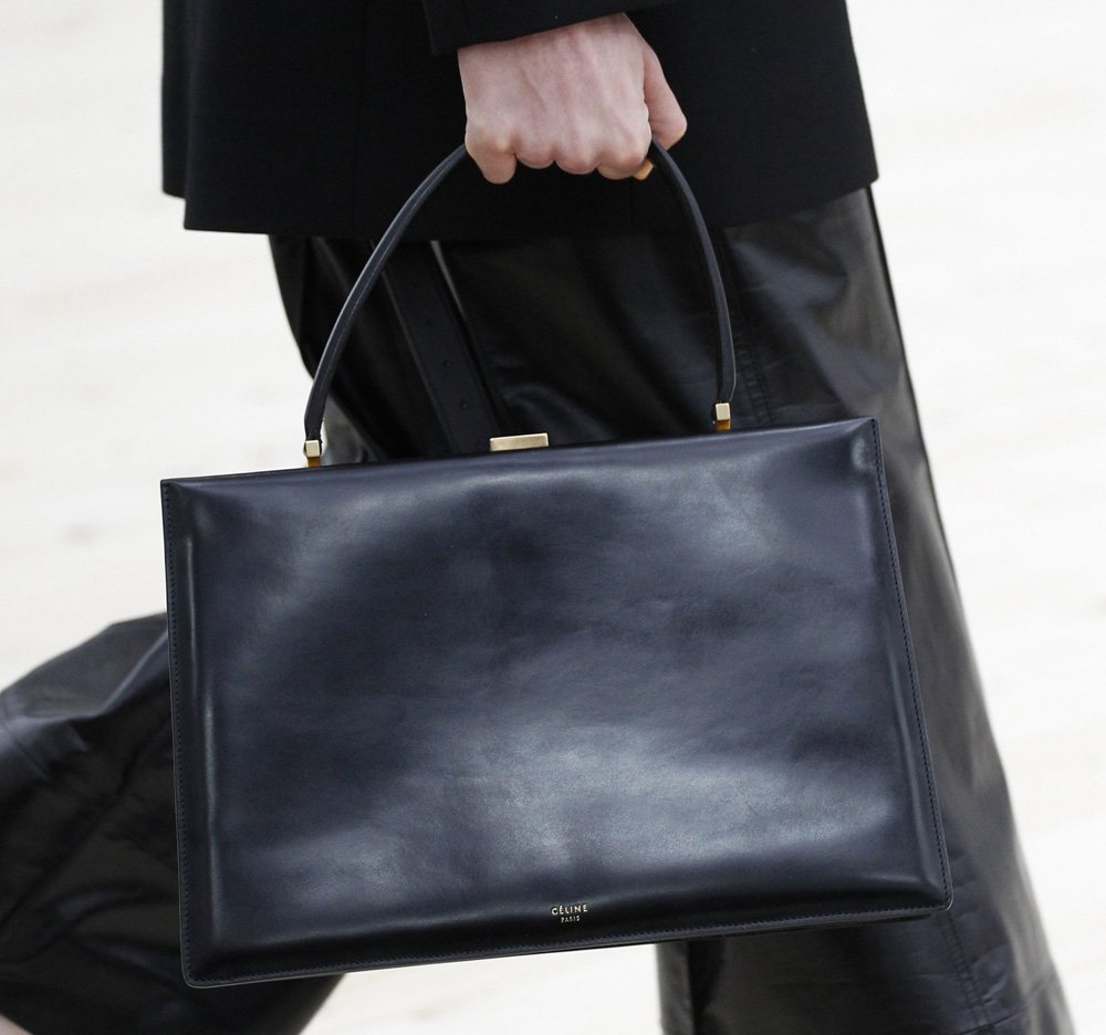 Reference image illustrating Céline Spring 2017 Frame Bag: A Minimalist Comeback on the Runway
