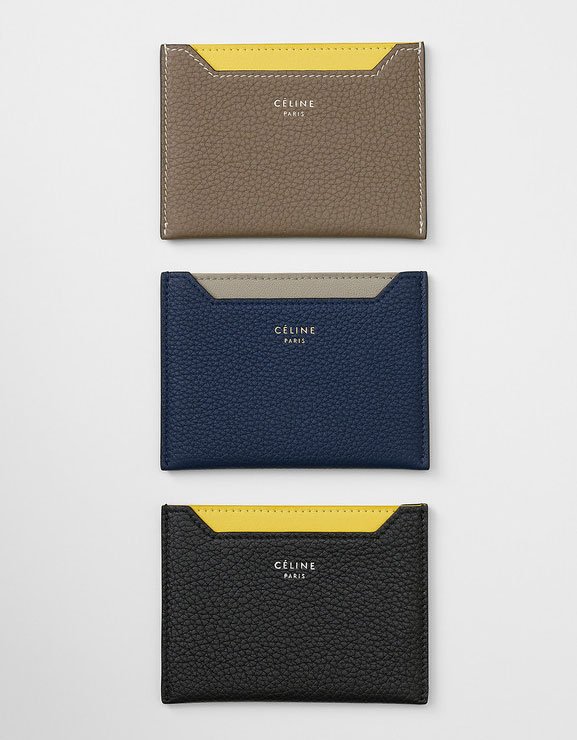 Reference image illustrating Céline Summer 2017 Small Leather Goods: Wallets, Clutches, and Card Holders to Collect