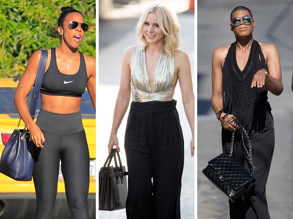 Reference image illustrating Celebrities Embrace Summer Style with Louis Vuitton, Chanel, Salvatore Ferragamo, and More