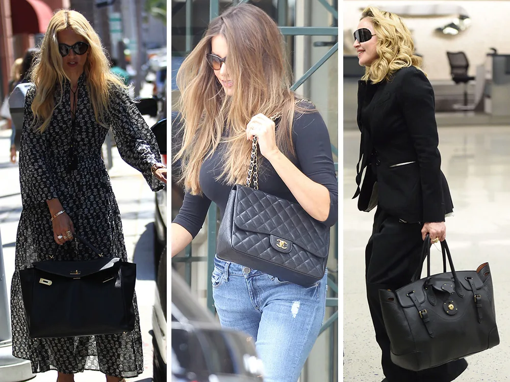 Reference image illustrating Celebrity Airport Style: Chanel, Louis Vuitton, and Ralph Lauren Bags That Stand the Test of Time