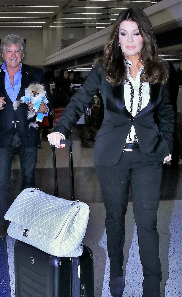 Reference image illustrating Celebrity Airport Style: Chanel, Louis Vuitton, and Ralph Lauren Bags That Stand the Test of Time