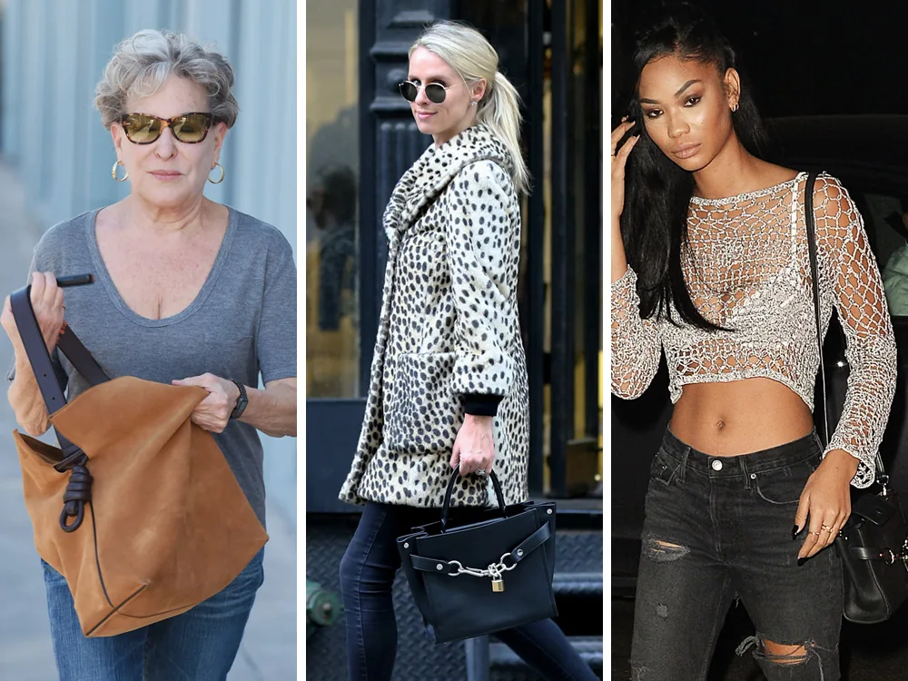 Reference image illustrating Celebrity Bag Watch: Alexander Wang, The Row, and Loewe Spotted on A-Listers
