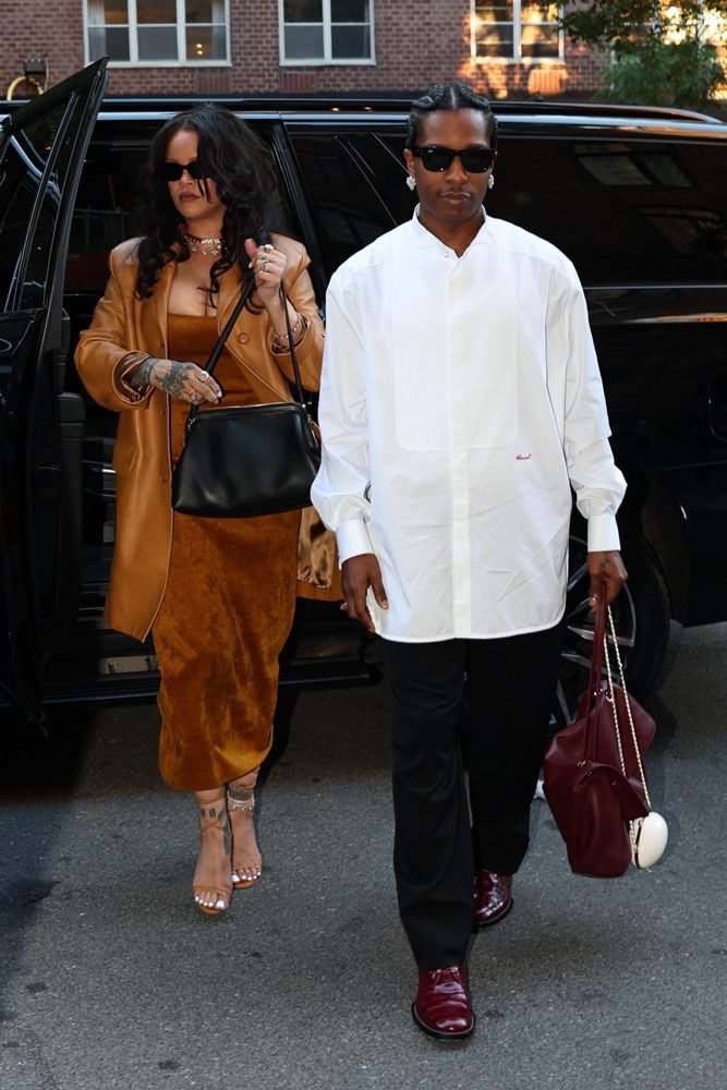 Reference image illustrating Celebrity Bag Watch: Rihanna, Kim Kardashian, and Tate McRae Debut High-End Handbags This Week