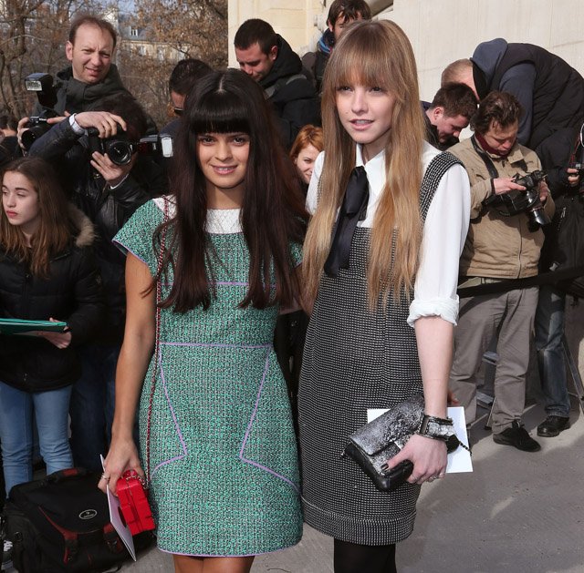 Reference image illustrating Celebrity Chanel Bag Style: What Stars Carried to the Fall 2013 Show in Paris