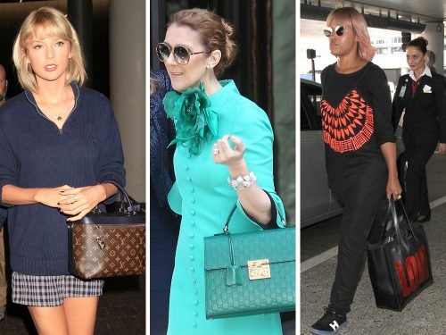 Celebrity Designer Handbag Sightings: Céline Dion, Taylor Swift & More Flaunt Luxury Bags Worldwide cover image