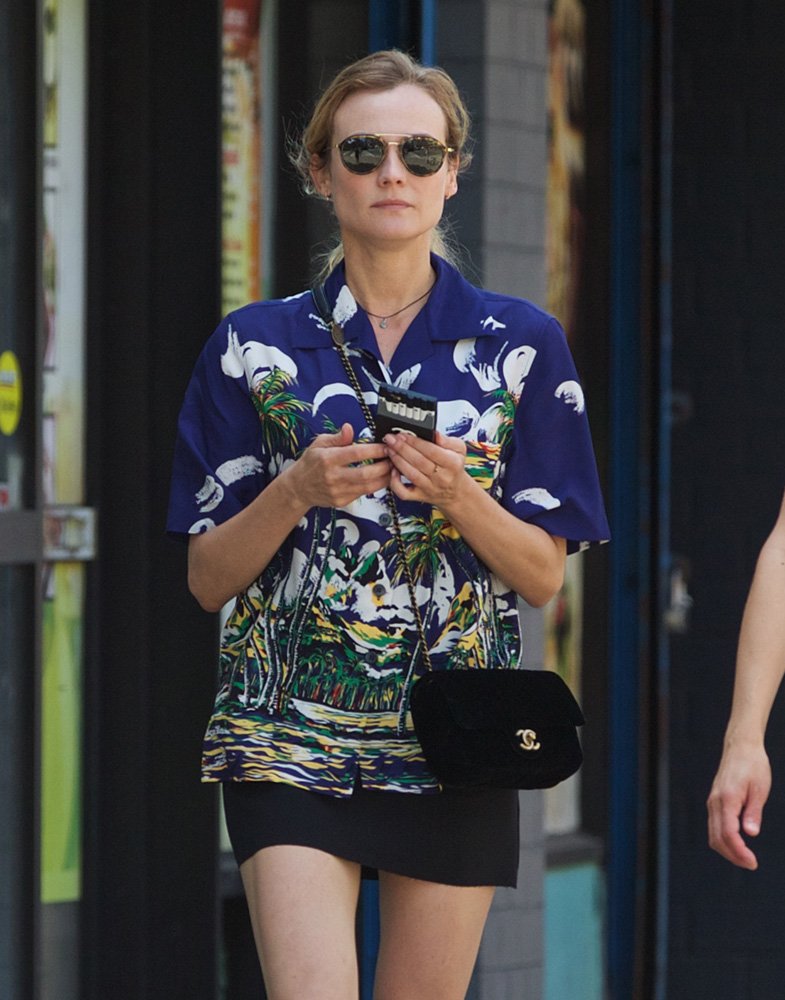 Reference image illustrating Celebrity Handbag Sightings: Chloé, Chanel, Moschino & More Stars in July 2016