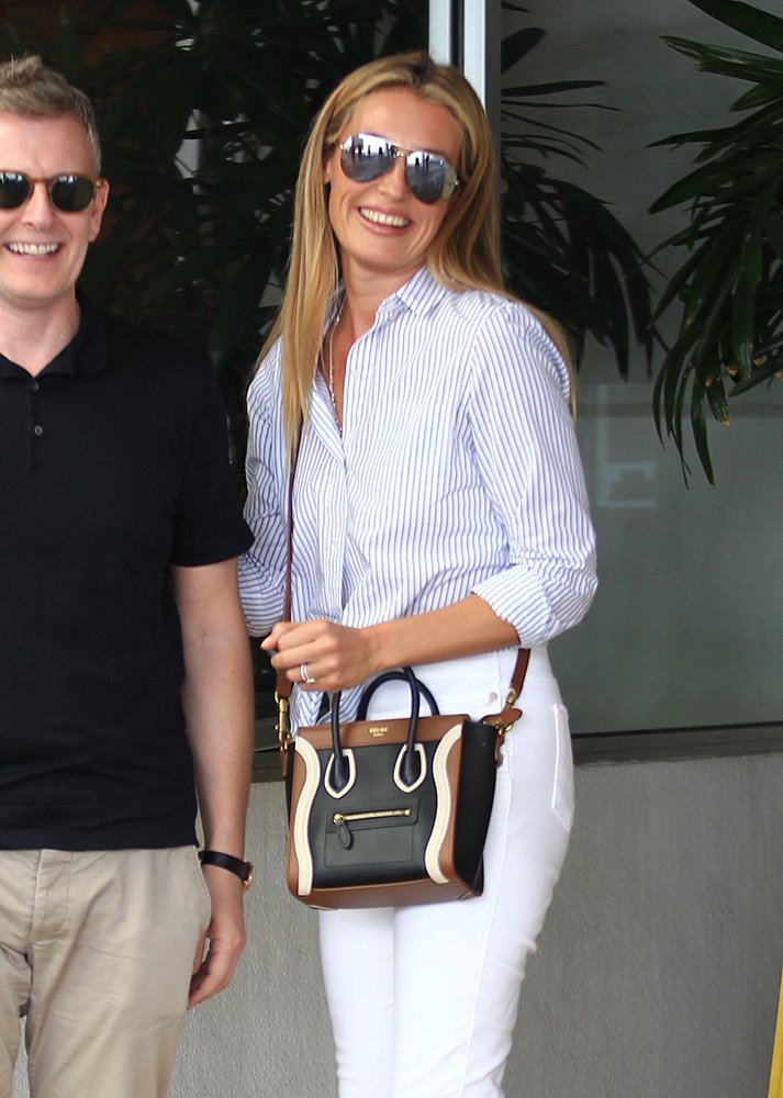 Reference image illustrating Celebrity Handbag Sightings: Mansur Gavriel, Tod’s, Céline and More Spotted in August 2016