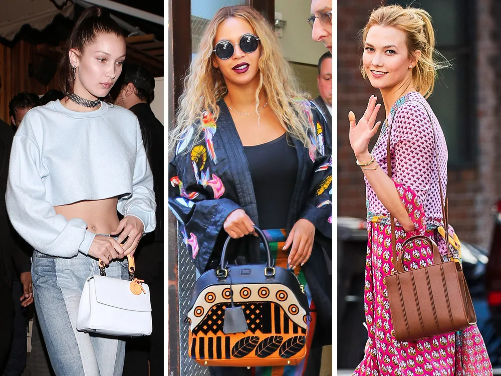 Reference image illustrating Celebrity Handbag Watch: Céline, Burberry, Gucci & More Spotted on Stars in June 2016