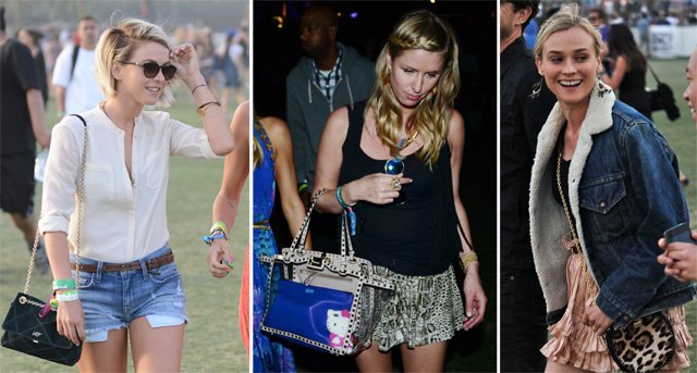 Celebrity Handbags at Coachella 2013: Chanel, Celine & Valentino Spotted in the Desert cover image