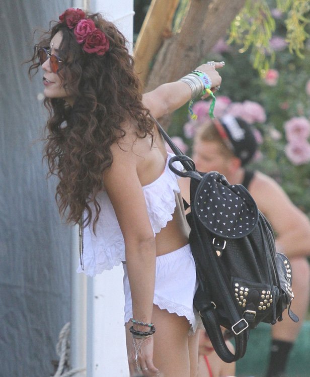 Reference image illustrating Celebrity Handbags at Coachella 2013: Chanel, Celine & Valentino Spotted in the Desert