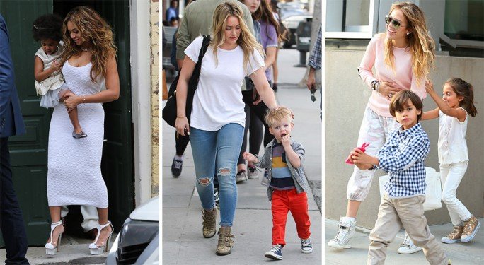Celebrity Mom Shoe Style: Designer Boots, Pumps & Sneakers Worn by Famous Mothers cover image