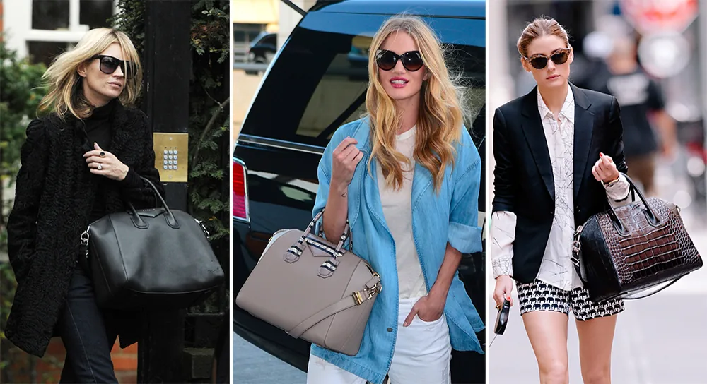 Reference image illustrating Celebrity Style Archive: The Givenchy Antigona Bag Through the Years