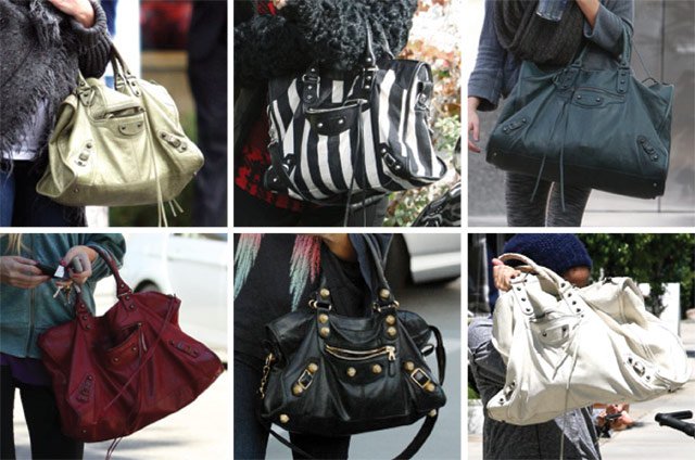 Reference image illustrating Celebrity Style Archive: The Most Iconic Balenciaga Motorcycle Bags Spotted on Hollywood Stars