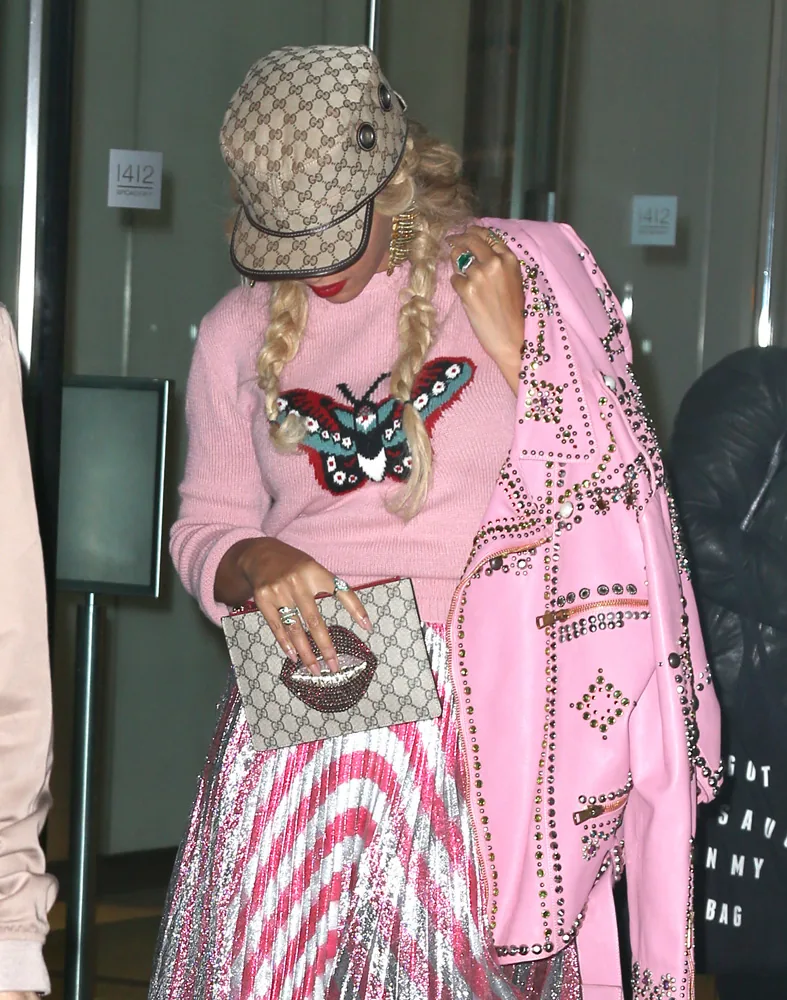 Reference image illustrating Celebs Declare Their Affections for Gucci, Versace, Rochas, & More