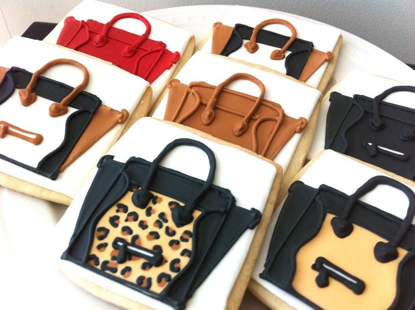 Reference image illustrating Celine Luggage Tote Cookies: A Purse Lover's Sweetest Dream Treat