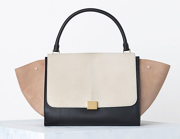 Reference image illustrating Celine Spring 2014 Handbags: Resort Collection Preview of Luggage, Trapeze & Tie Totes