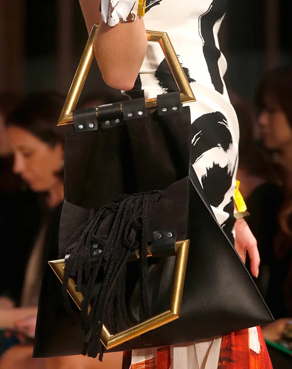 Reference image illustrating Celine Spring 2014 Runway Bags: A Closer Look at Phoebe Philo’s Most Unconventional Handbags