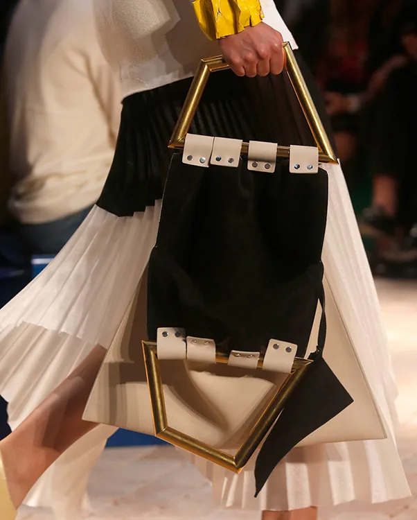 Reference image illustrating Celine Spring 2014 Runway Bags: A Closer Look at Phoebe Philo’s Most Unconventional Handbags