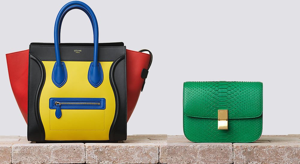 Reference image illustrating Celine Summer 2014: The 9 Most Vibrant Handbags to Add Color to Your Wardrobe
