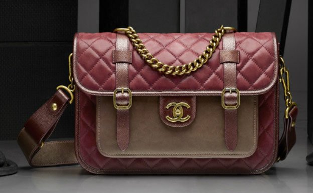 Reference image illustrating Chanel Fall 2012 Pre-Collection Bags: Earthy Textures and Rugged Elegance
