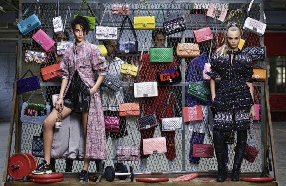 Chanel Fall 2014 Campaign: Handbags Meet High-Intensity Style in a Boxing Gym thumbnail