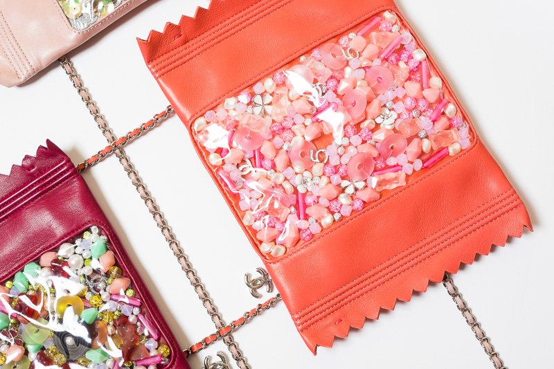 Reference image illustrating Chanel Fall 2014 Candy Clutches and Jewelry: A Sweet Luxury Obsession