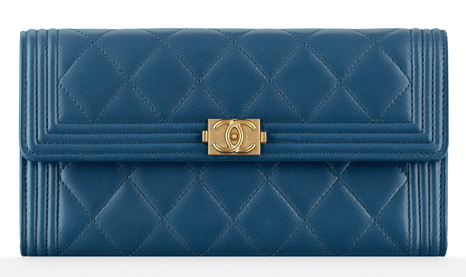 Reference image illustrating Chanel Fall 2016 Small Leather Goods: WOCs, Wallets & Tweed Phone Cases
