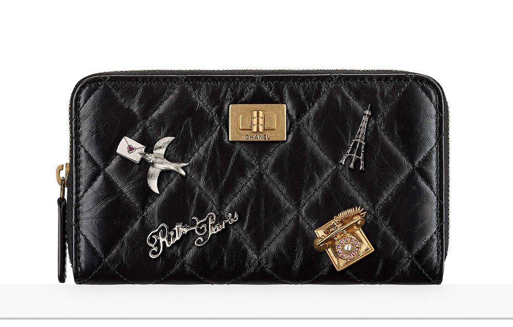 Reference image illustrating Chanel Métiers d'Art 2017 Small Leather Goods: WOCs, Wallets, and Card Holders