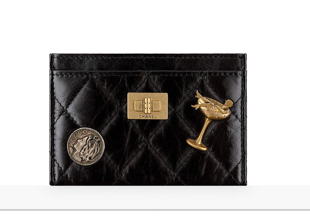 Reference image illustrating Chanel Métiers d'Art 2017 Small Leather Goods: WOCs, Wallets, and Card Holders