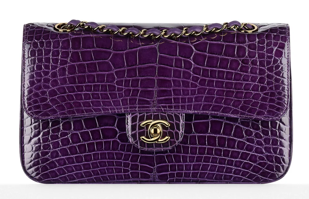 Reference image illustrating Chanel Pre-Collection Fall 2016: 64 New Handbags Featuring Tweed, Python, and Classic Flap Styles