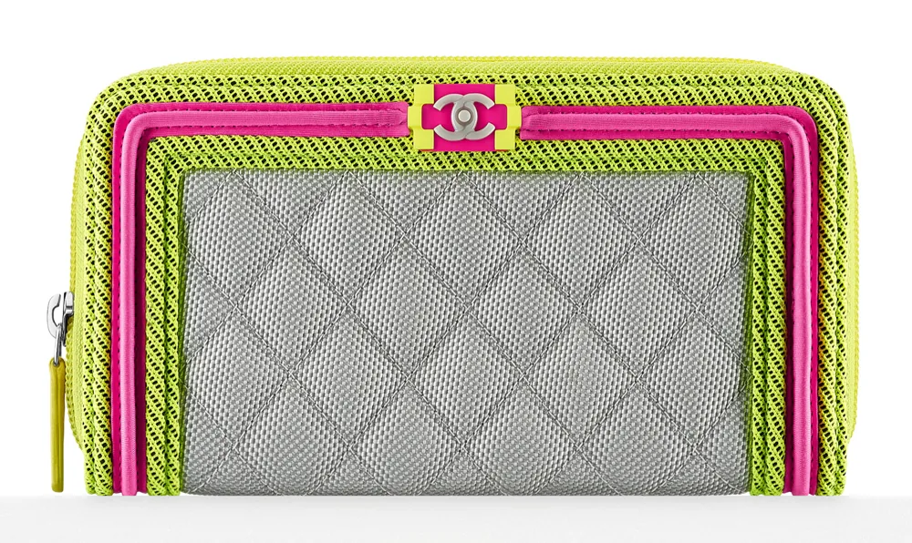Reference image illustrating Chanel Spring 2016 Wallet Collection: Travel-Inspired Pouches, Vanity Cases & Accessories