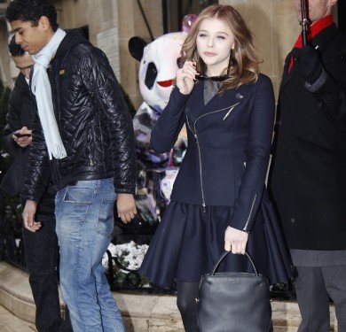 Chloë Grace Moretz Carries a Rare Dior Spring 2013 Runway Tote to Haute Couture cover image