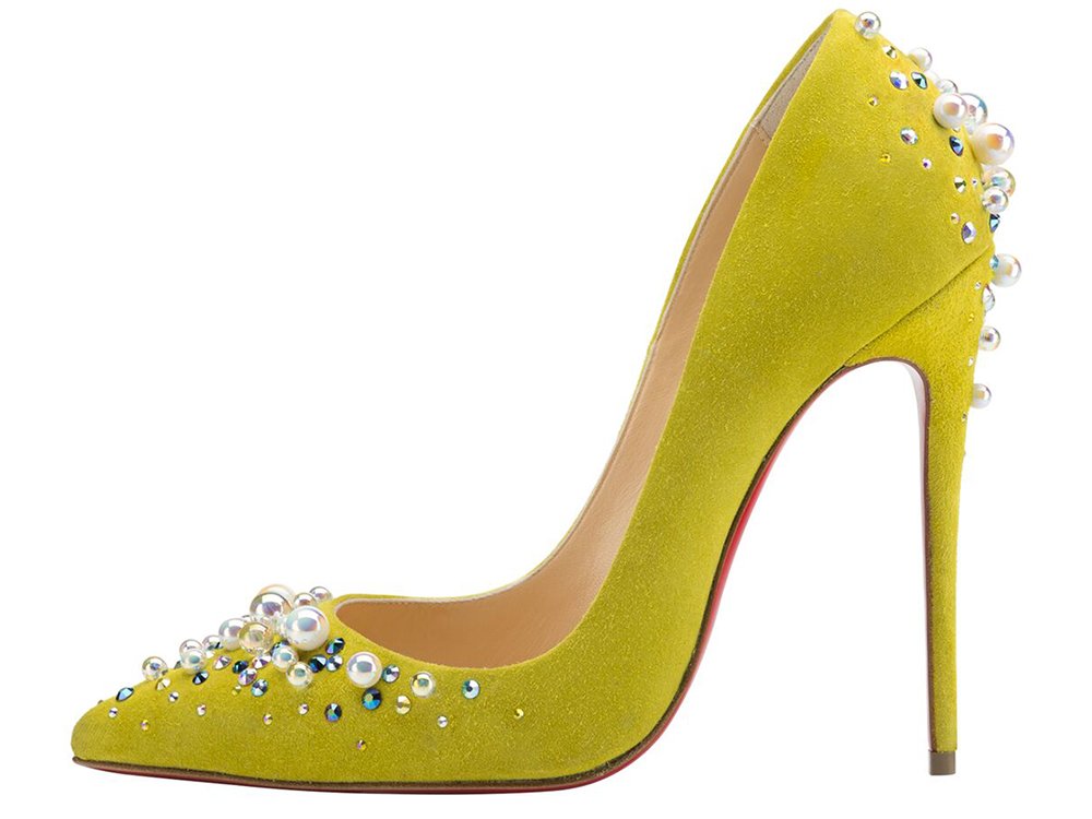 Reference image illustrating Christian Louboutin Fall 2016 Collection: Embellished Bags and Shoes to Covet