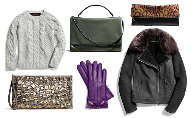 Reference image illustrating Coach Fall 2013 Complete Look: Borough Bags, Leather Apparel & Luxury Outerwear