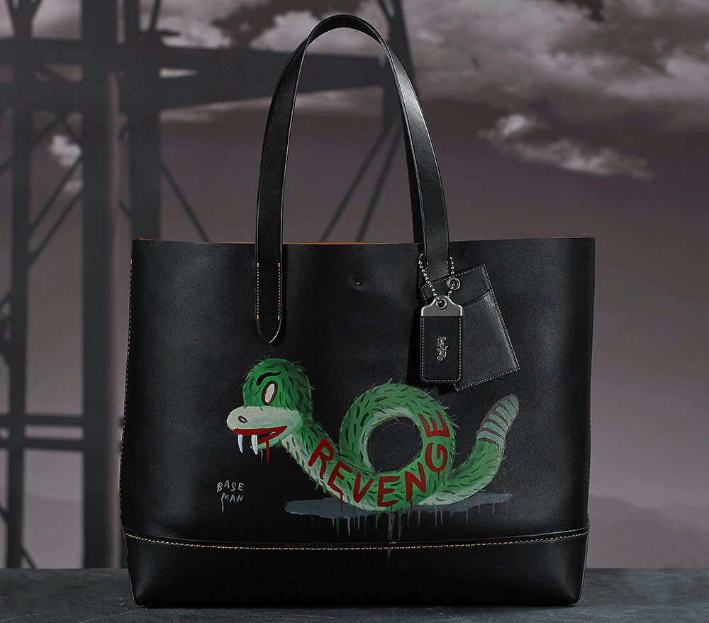 Reference image illustrating Coach Gary Baseman Limited Edition Handbags: Shop the Men’s Spring 2017 Runway Collection