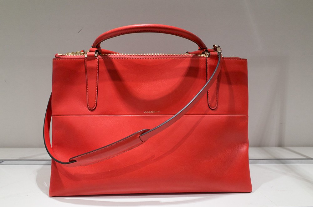 Reference image illustrating Coach Spring 2014 Handbag Collection: The Borough Bag Leads a Bold New Direction
