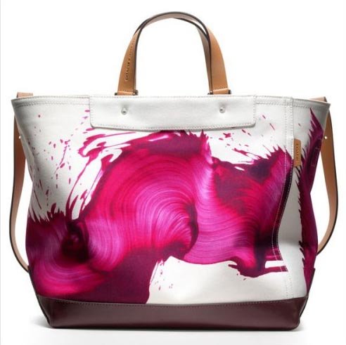 Reference image illustrating Coach x James Nares Limited Edition Tote Collection: Art-Inspired Canvas Bags