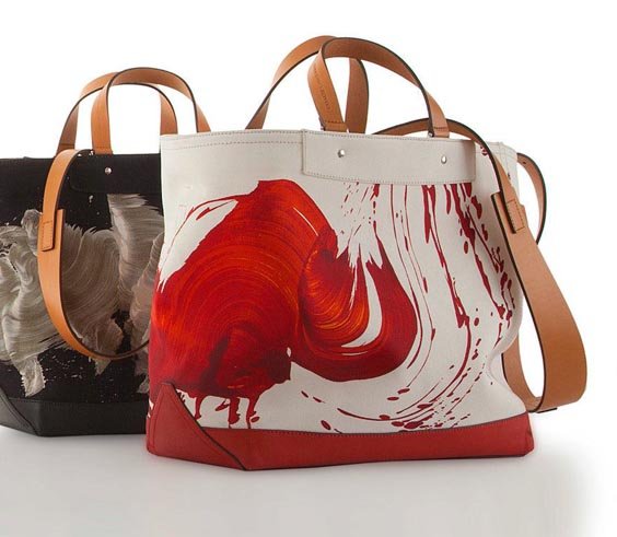 Reference image illustrating Coach x James Nares Limited Edition Tote Collection: Art-Inspired Canvas Bags